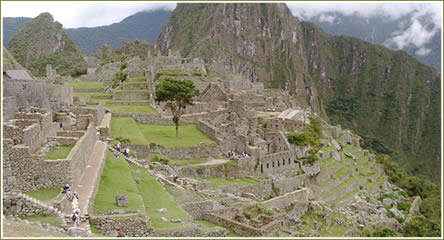 Pobladores de Machu Picchu